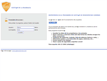 Tablet Screenshot of gestionresidencia.com